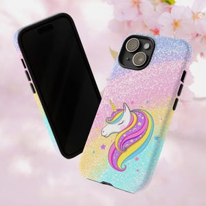 iPhone Case: Unicorn and Rainbows