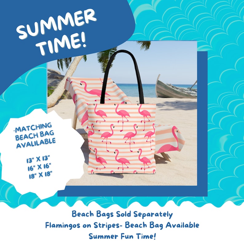 Matching Beach Bag
A fun summertime tote for running errands and being out and about on shopping at the shores of Florida!