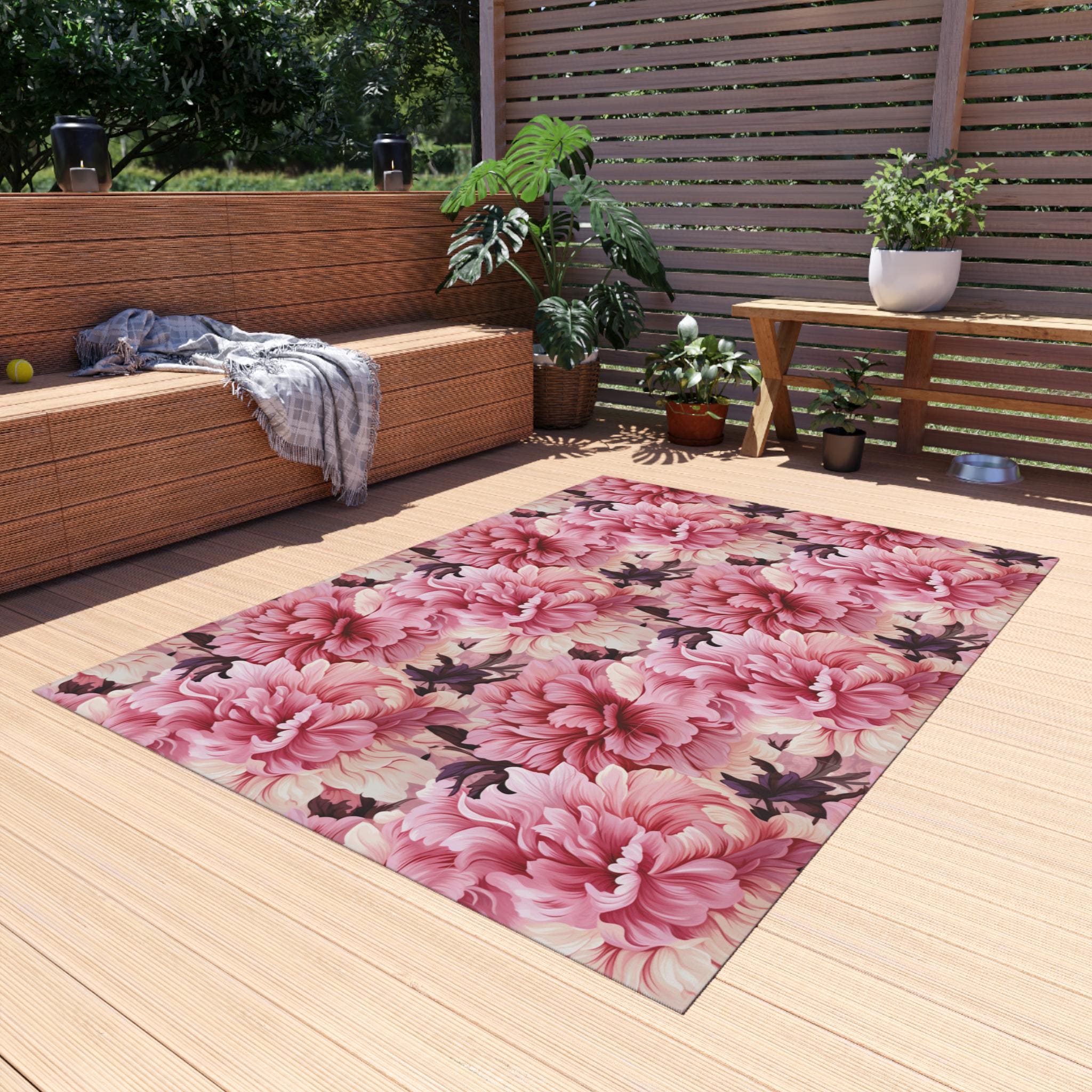 村上隆 Flower Floor Mat / Pink × White Takashi Murakami Flower Floor Mat Pink White kaikai kiki | eBay