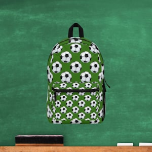 Soccer Sport Theme Backpack Back to School