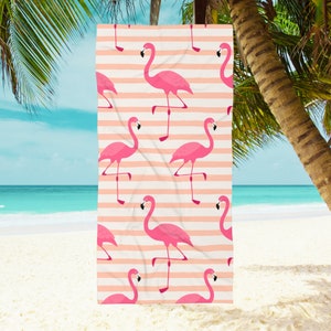 Pink Flamingos on Striped Beach Towel
Florida Vibes