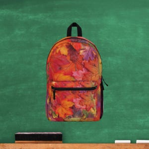 Falling Leaves Backpack Back to School