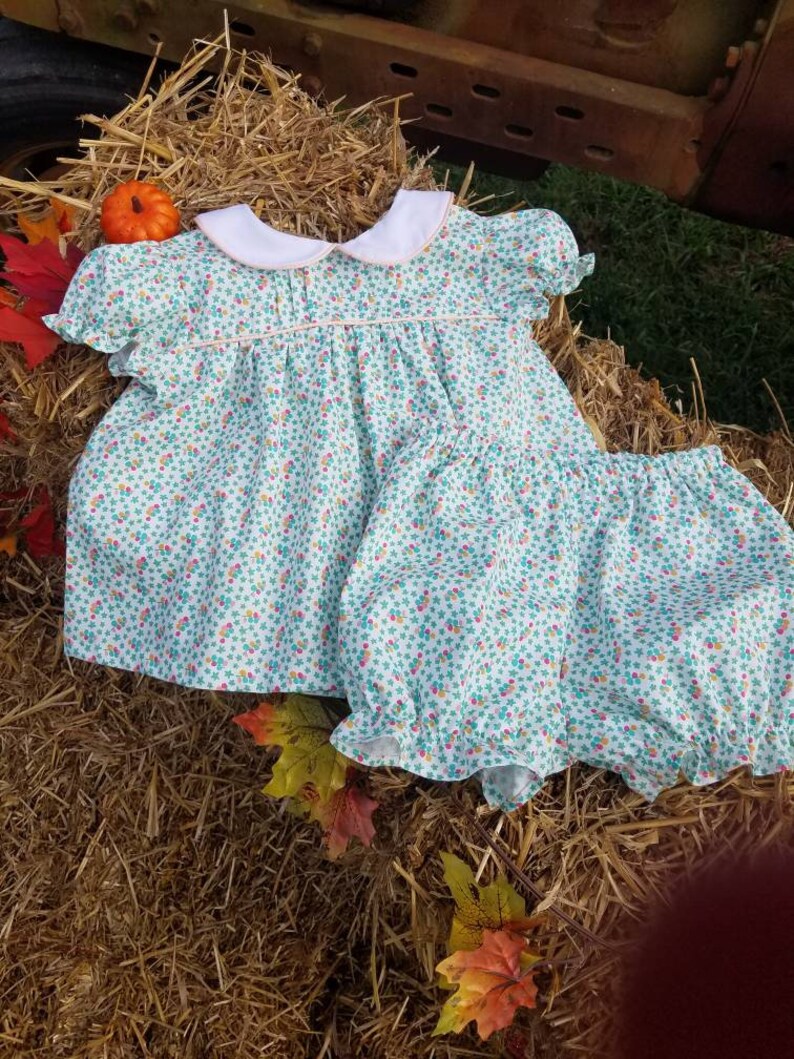 baby girl top and bloomer set