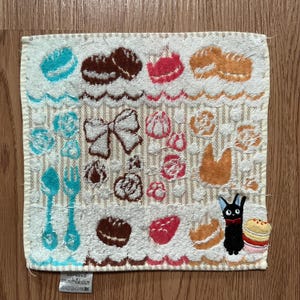 Vintage Kiki&#39;s Delivery Service / Ghibli Handkerchief Towel