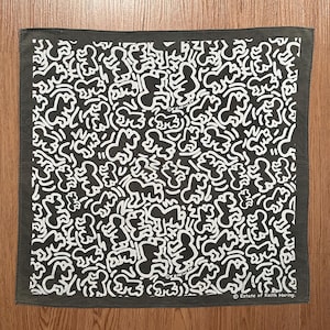 Keith Haring Scarf - Etsy