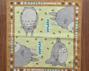 Vintage90s Totoro Ghibli Handkerchief