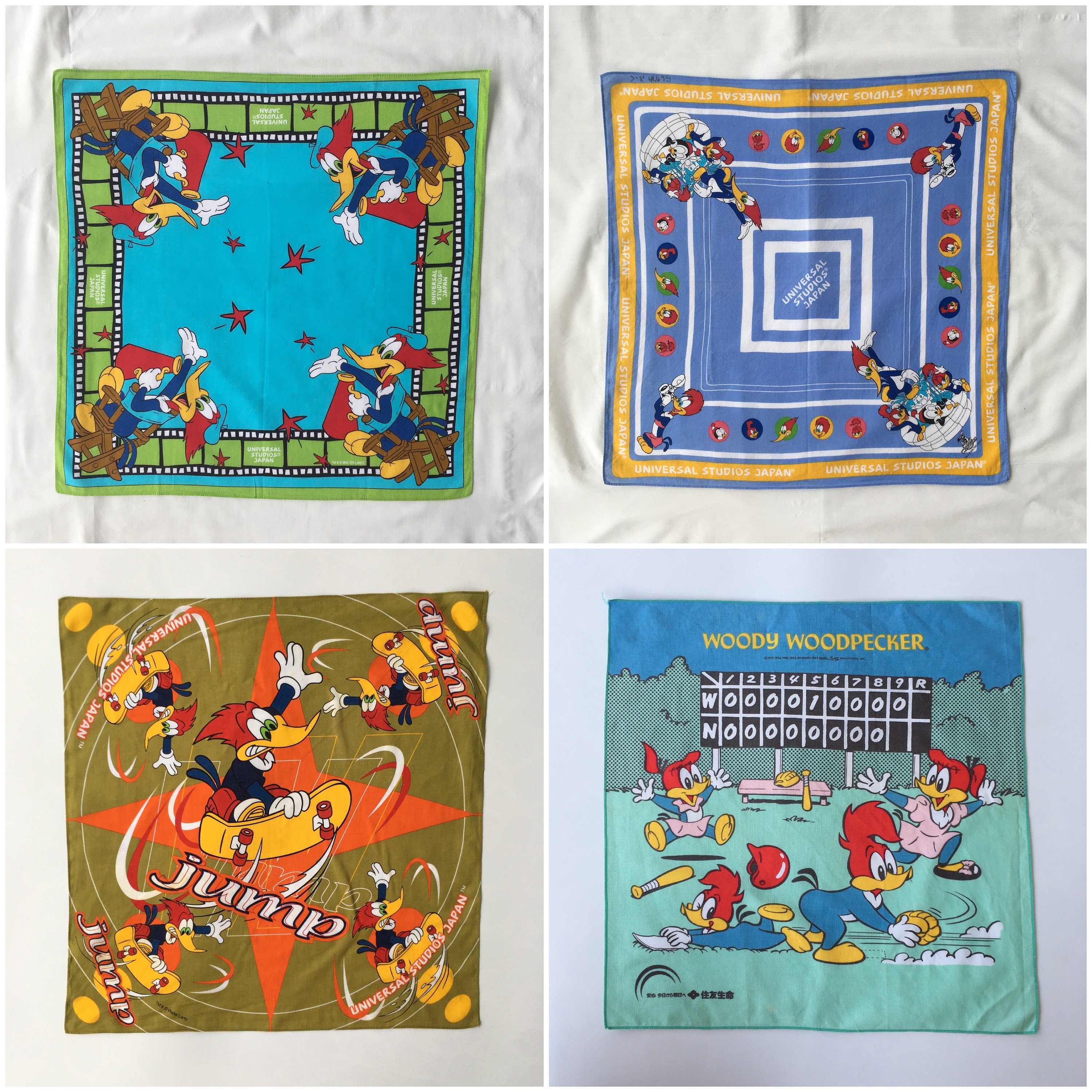Vintage90s Woody and Winnie Handkerchief - Etsy