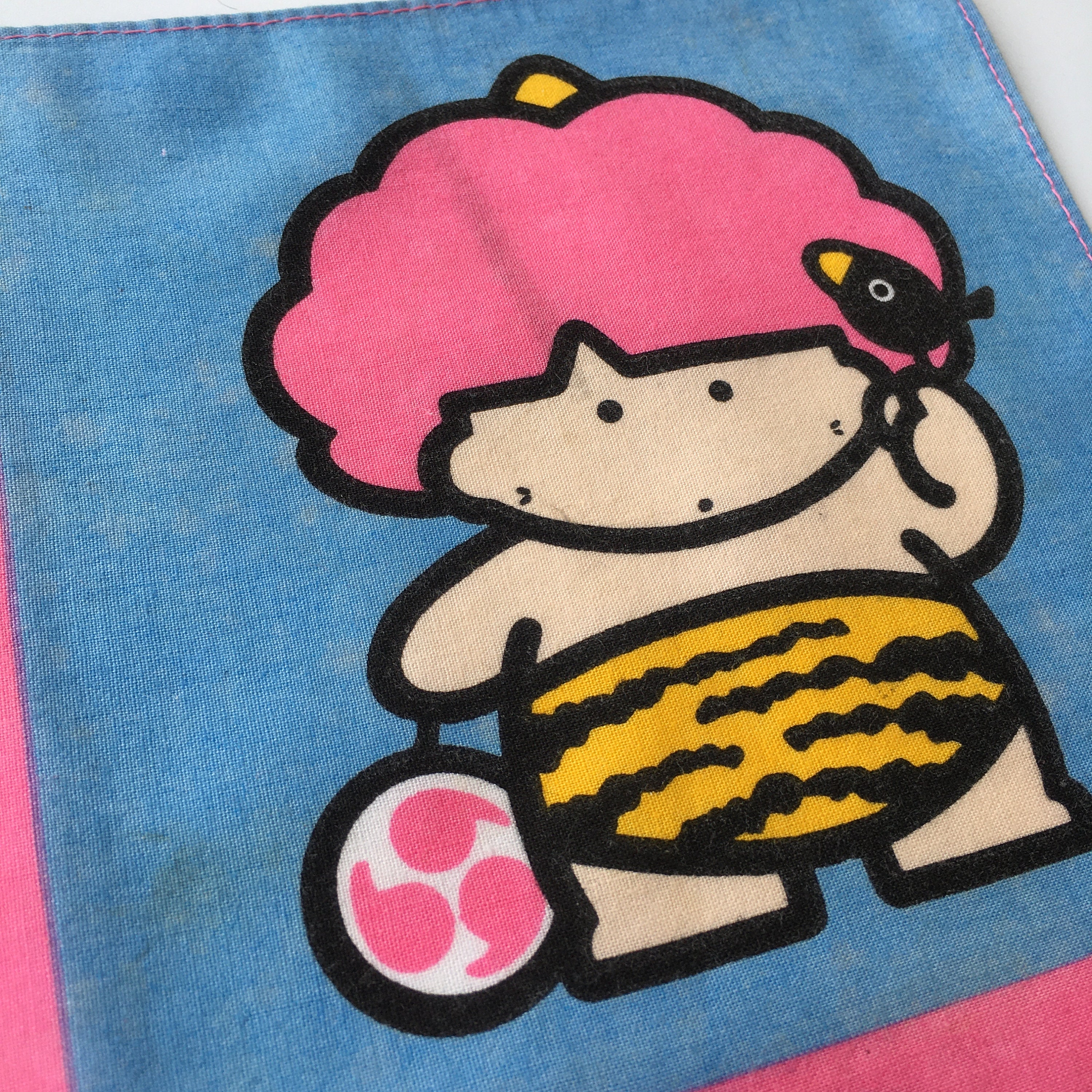 ★♪●　garikuho Vintage90s Goropikadon / Sanrio Handkerchief - Etsy