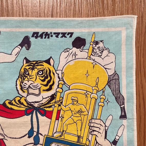 ヴィンテージ タイガーマスク 漫画 / アニメ ハンカチ - Etsy 日本