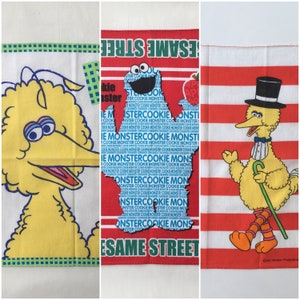 Vintage90s Big Bird / Sesame Street  Handkerchief