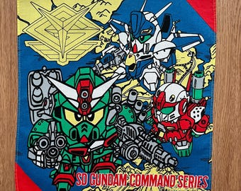 Vintage90s SD Gundam Comand series Handkerchief