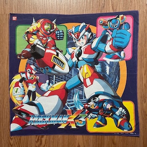 Vintage90s Rockman X3 Handkerchief