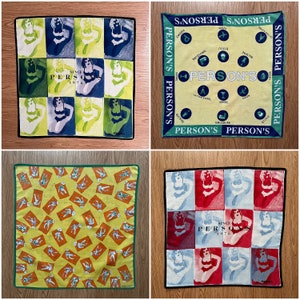 Vintage Person&#39;s Graphic / art Handkerchief