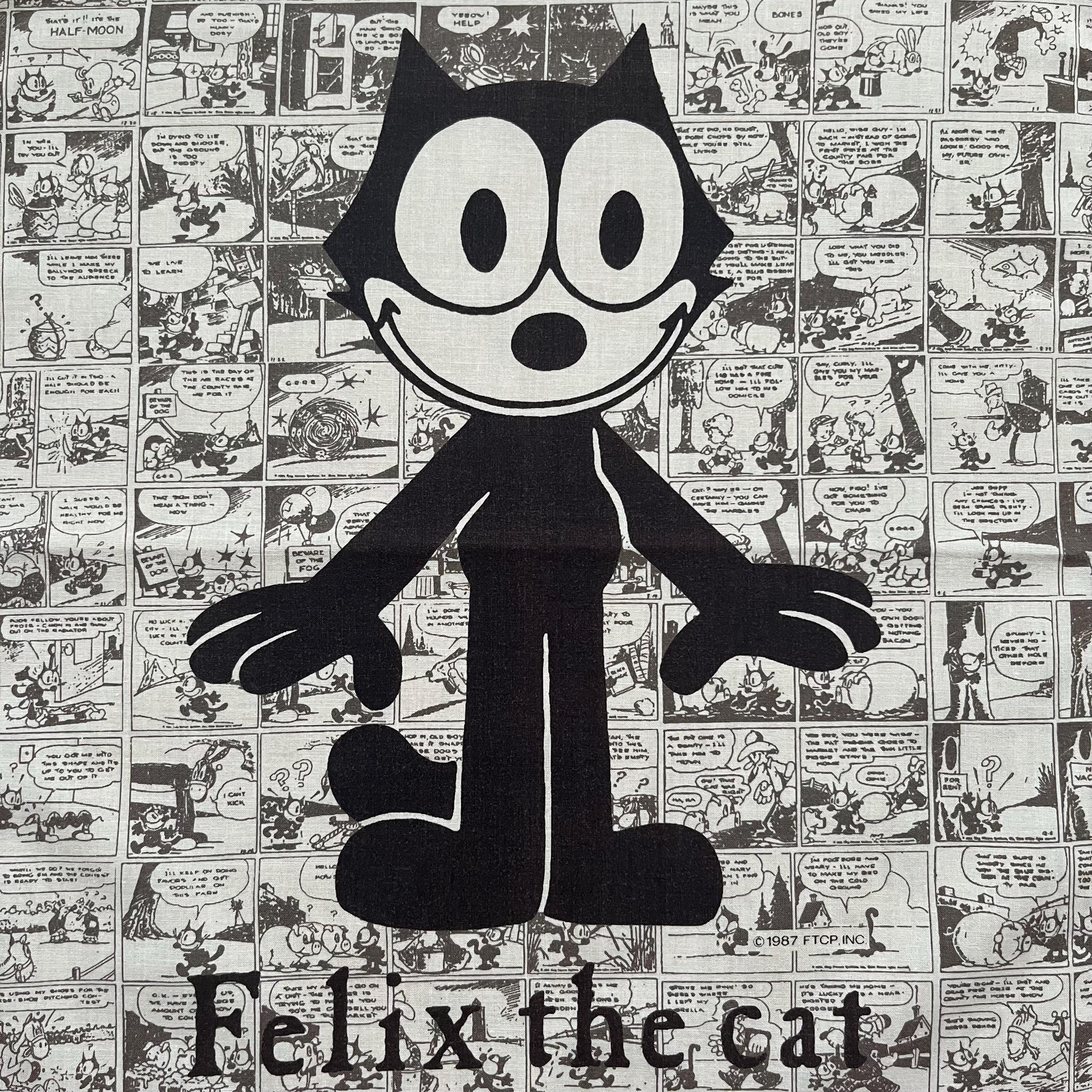 ヴィンテージ 1990年代 フィリックス・ザ・キャット ハンカチ - Etsy 日本