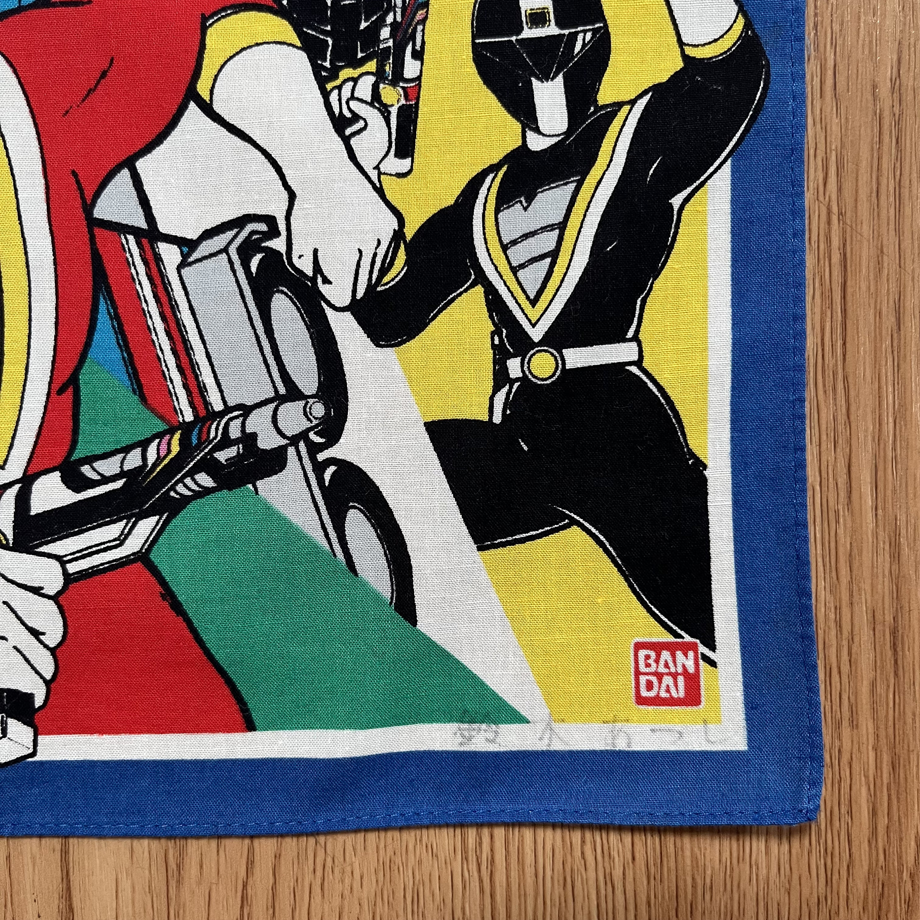 Vintage90s 地球戦隊ファイブマン/スーパー戦隊ハンカチ - Etsy 日本
