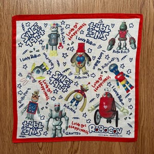 Vintage90s Ganbare Robocon Handkerchief