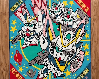 Vintage90s SD Gundam Handkerchief