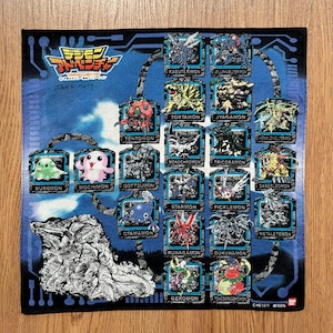 Vintage90s Digimon adventure Handkerchief