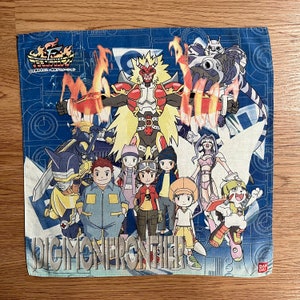 Vintage90s Digimon Frontier Handkerchief