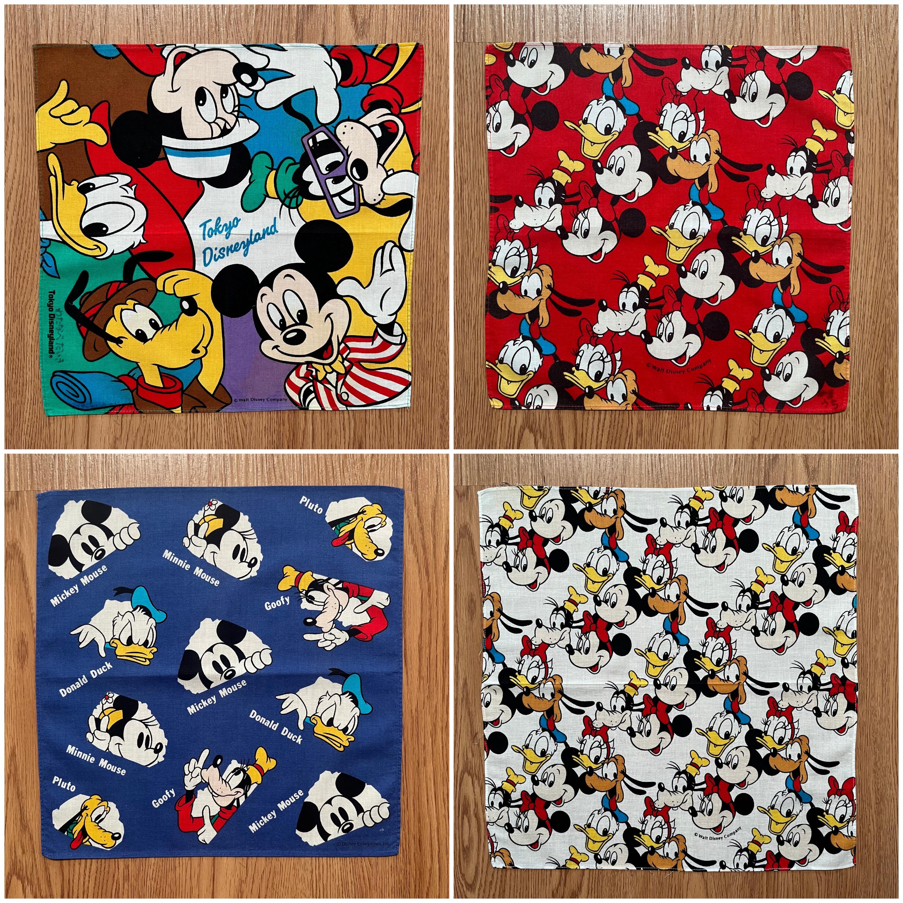 Vintage Mickey Mouse and Friend Handkerchief - Etsy