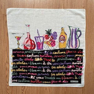 Vintage Person&#39;s Graphic / art Handkerchief