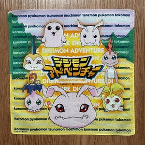 Vintage90s Digimon Adventure Handkerchief