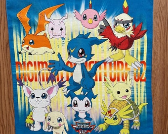 90年代ヴィンテージ デジモンアドベンチャー ハンカチ - Etsy 日本