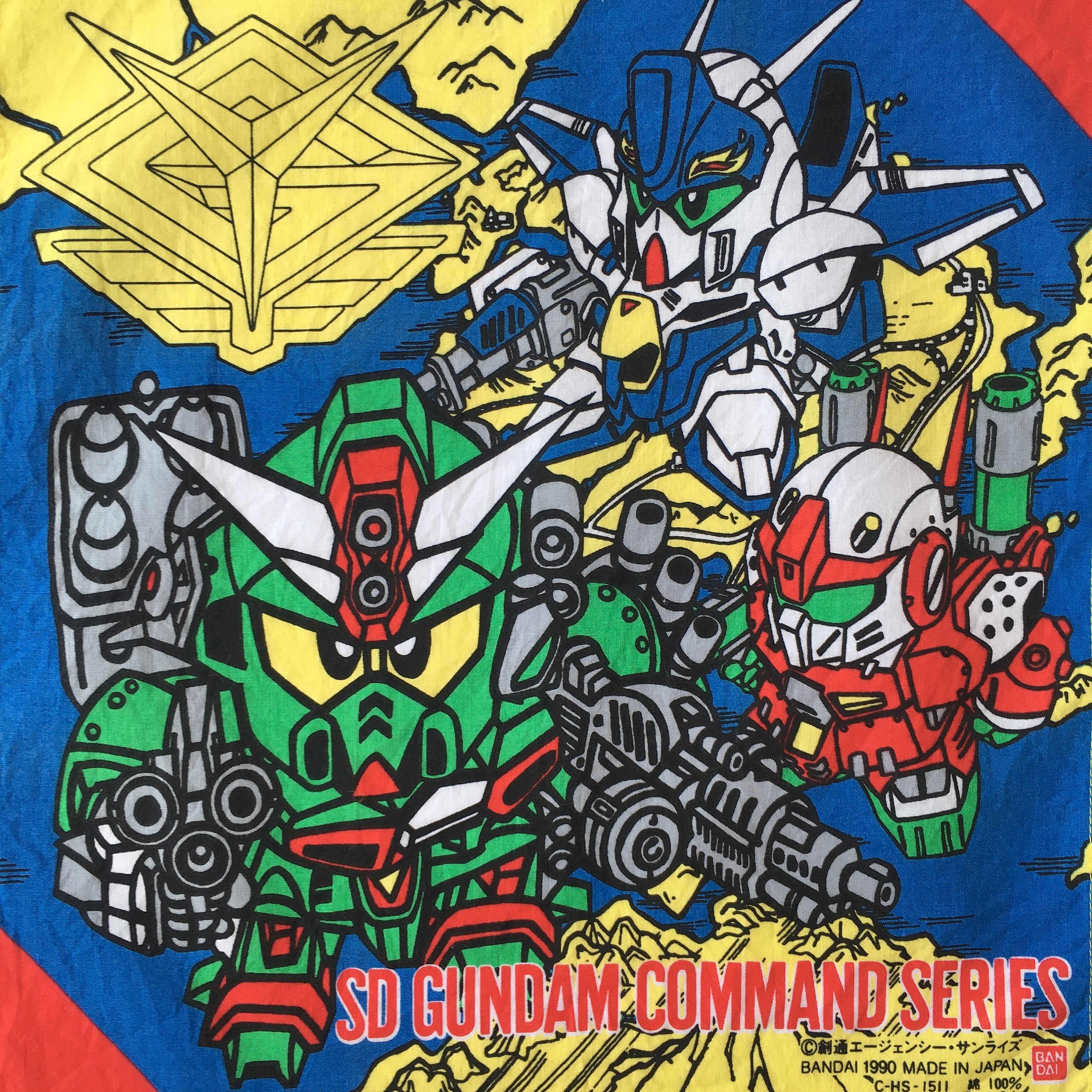 ヴィンテージ90年代 SDガンダム コマンドシリーズ ハンカチ - Etsy 日本