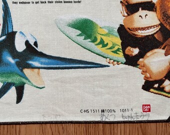 ヴィンテージ90年代スーパードンキーコングハンカチ - Etsy 日本