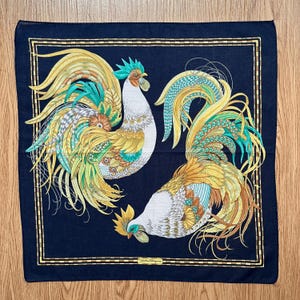 Vintage Salvatore Ferragamo Made in Italy Handkerchief