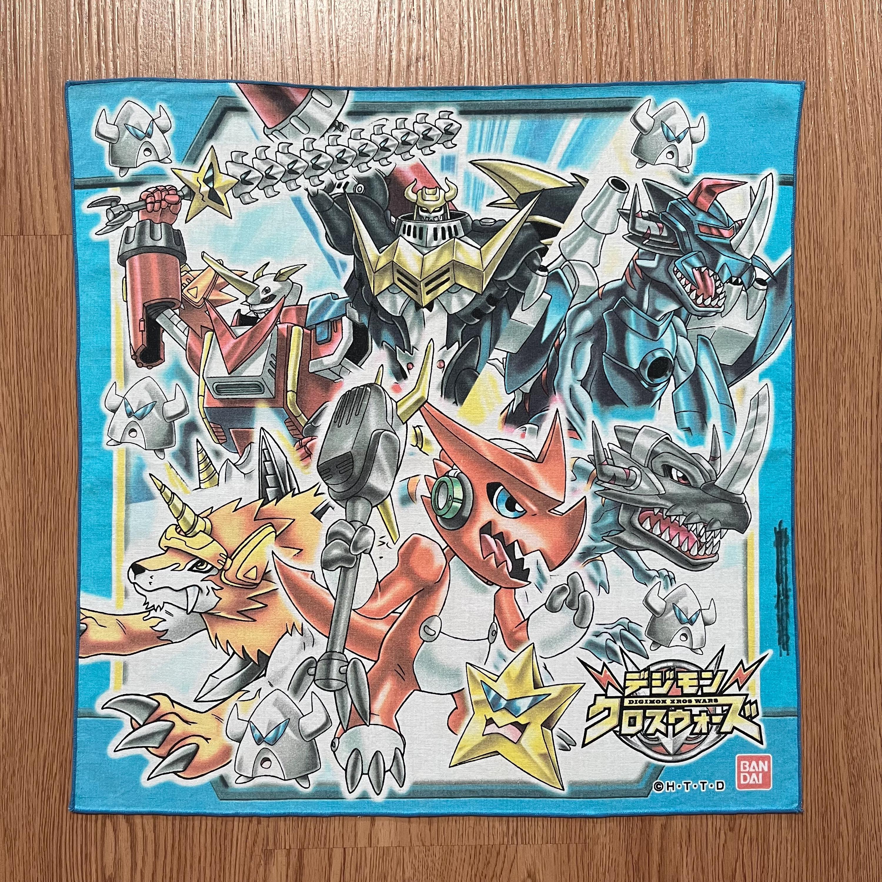 90年代ヴィンテージ デジモンクロスウォーズ ハンカチ - Etsy 日本