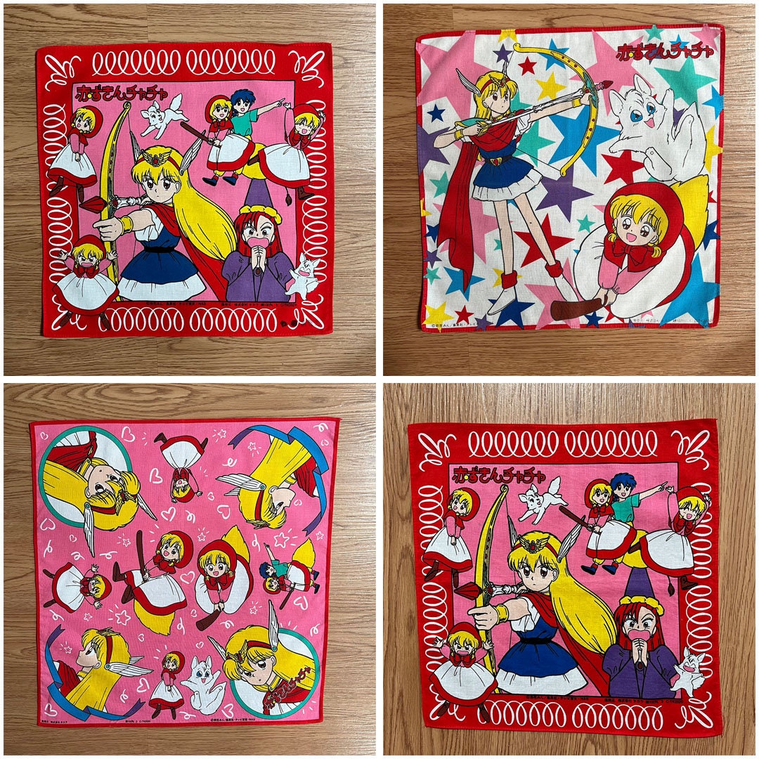 Vintage90s Akazukin Chacha Cartoon / Anime Handkerchief - Etsy