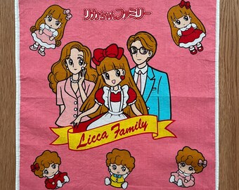 ヴィンテージ リカちゃん / アニメ ハンカチ - Etsy 日本