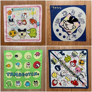 Vintage Tamagotch / Game Handkerchief