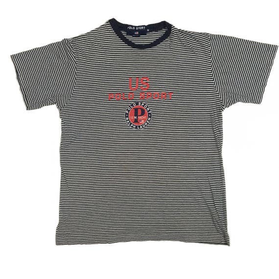 Vintage90s Polo Sport 12M Yacht Challenge Striped