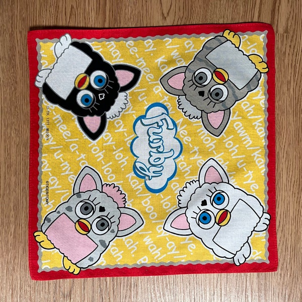 Vintage90s Furby Handkerchief