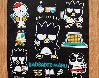 ヴィンテージ90年代 バッドばつ丸 / サンリオ ハンカチ - Etsy 日本