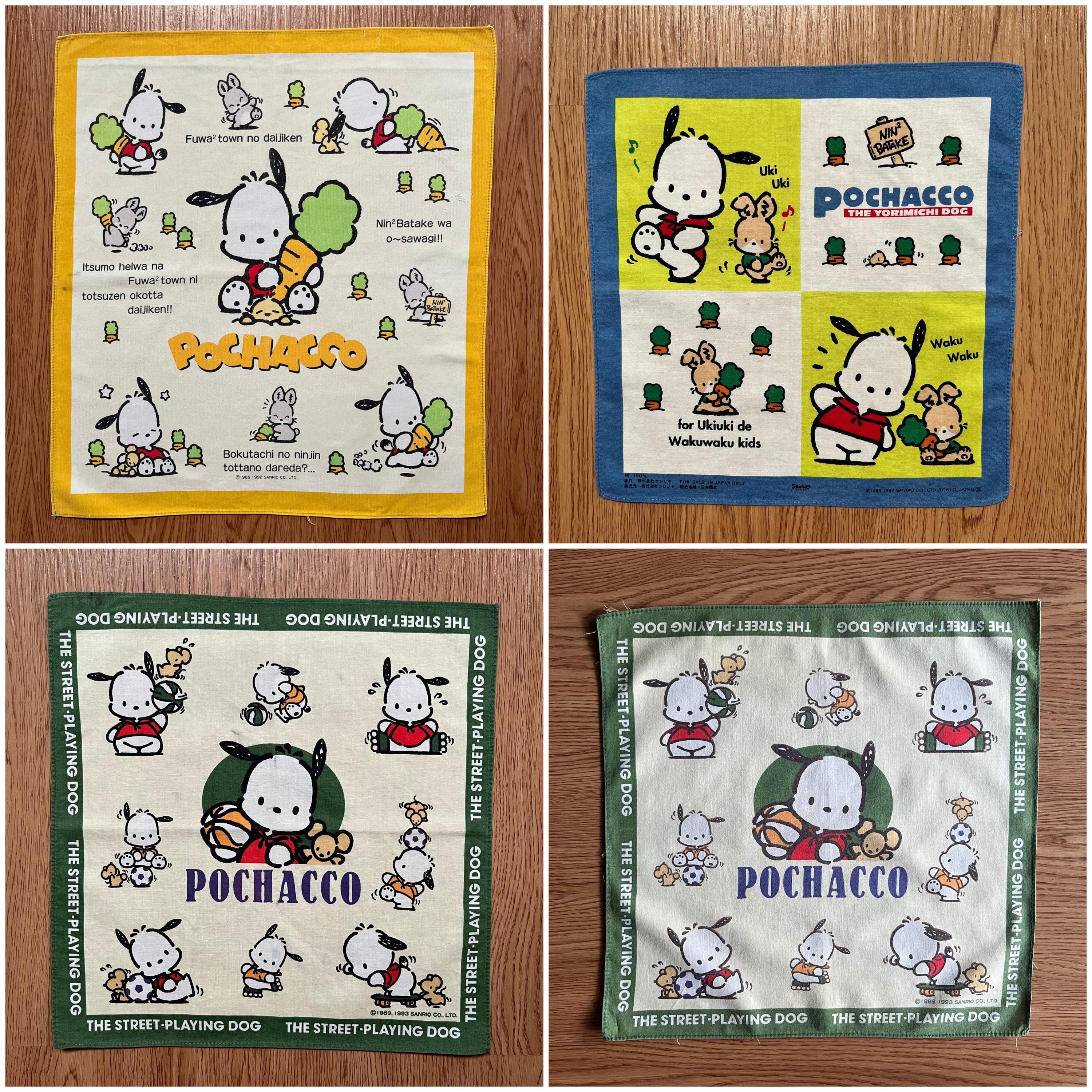 ヴィンテージ90年代 ポチャッコ / サンリオ ハンカチ - Etsy 日本