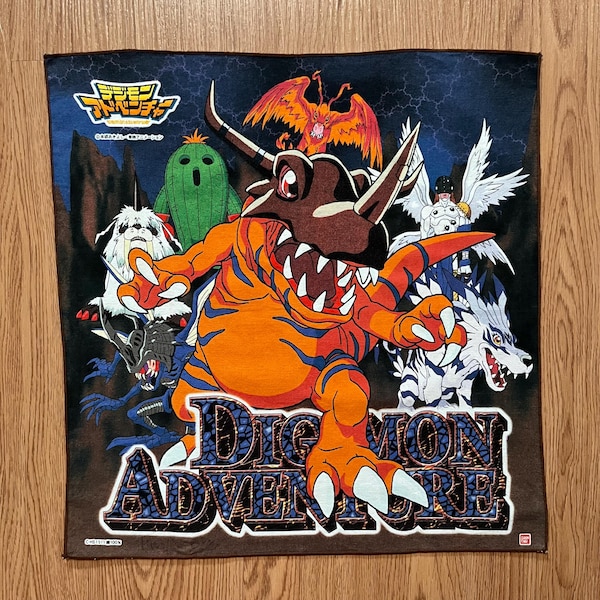 Vintage90s Digimon Adventure Handkerchief