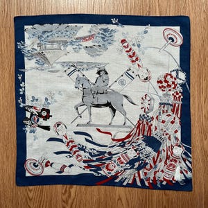 Vintage Japanese Culture / Art  Handkerchief