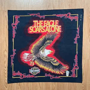 Vintage Harley Davidson Motor cycles Handkerchief