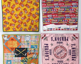 ヴィンテージ ミッドセンチュリー モダン ファッション ハンカチ