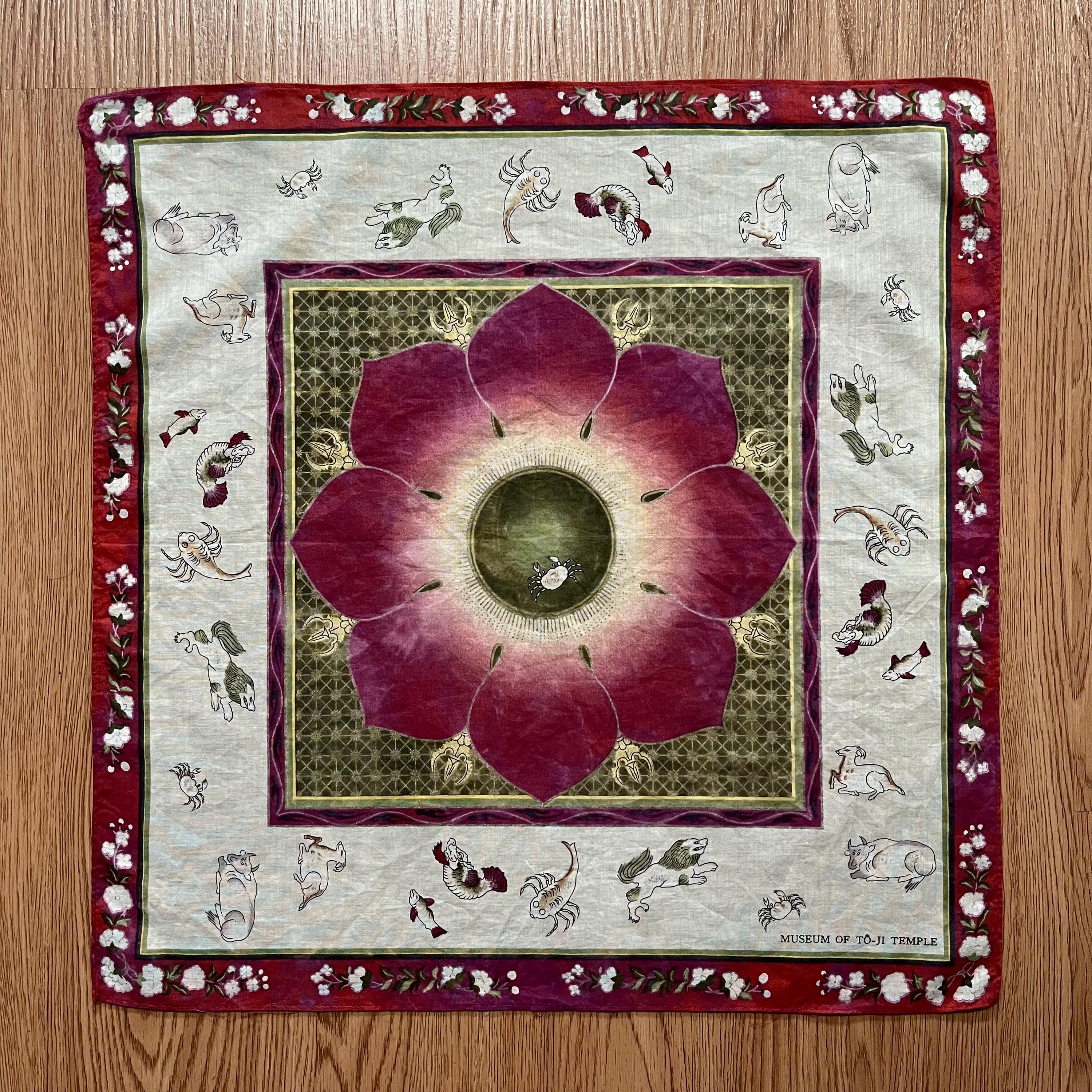 MONSE Handkerchief ドッキング ジャケット Vintage Museum of To-ji Temple Japannese / Art Monster