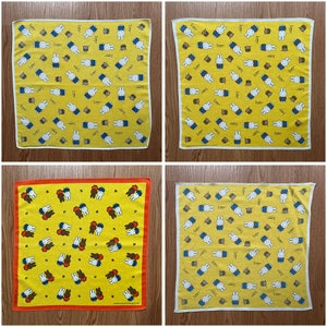 Vintage90s Miffy rabbit Handkerchief