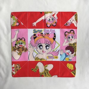 Vintage90s Cartoon / Anime  Handkerchief