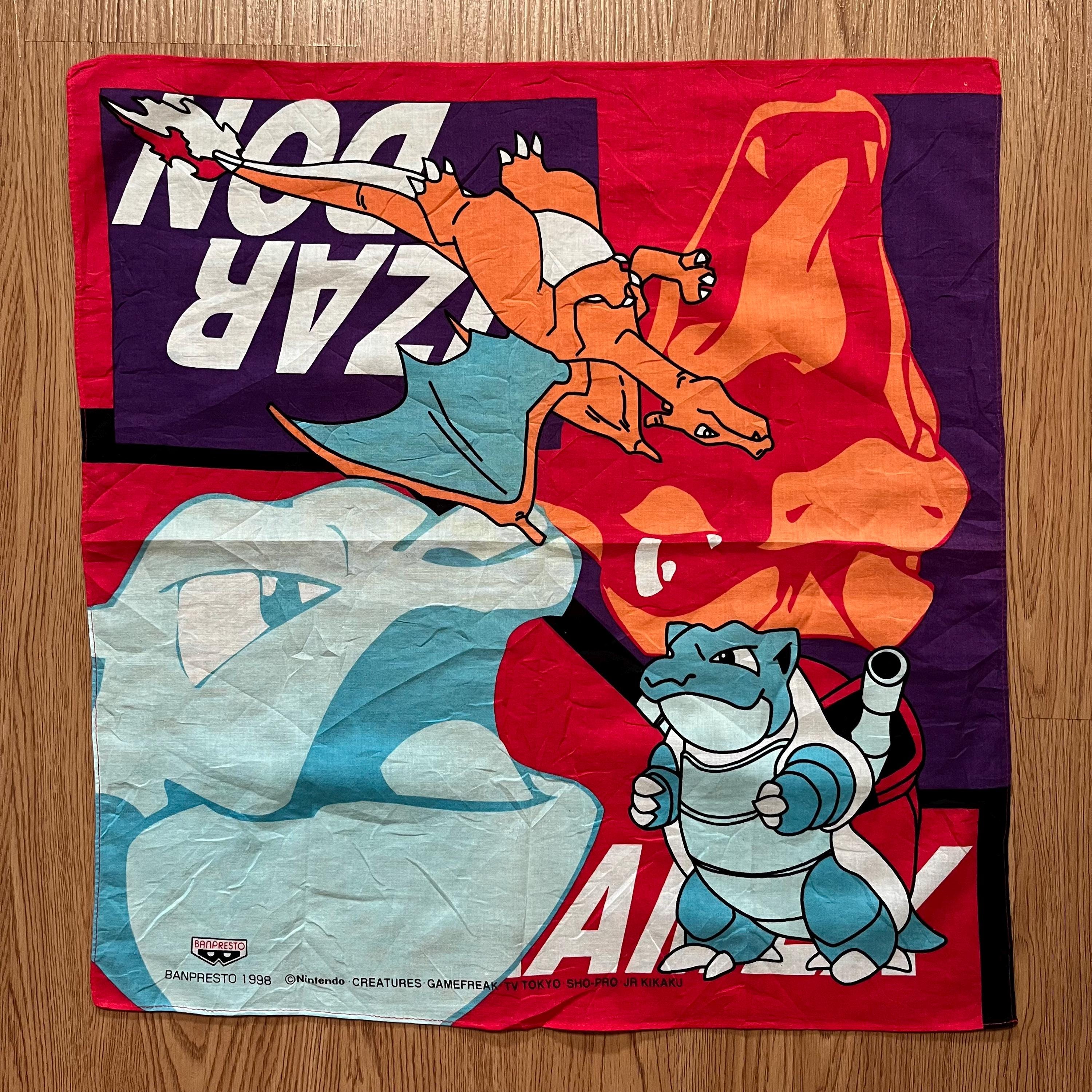 ヴィンテージ1998年代ポケモンハンカチ - Etsy 日本