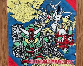 当時物 SDガンダム コマンドシリーズ テレビキャラクター タオルケット ヴィンテージ90年代 SDガンダム コマンドシリーズ ハンカチ - Etsy 日本
