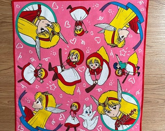 Vintage90s Akazukin Chacha Cartoon / Anime Handkerchief - Etsy