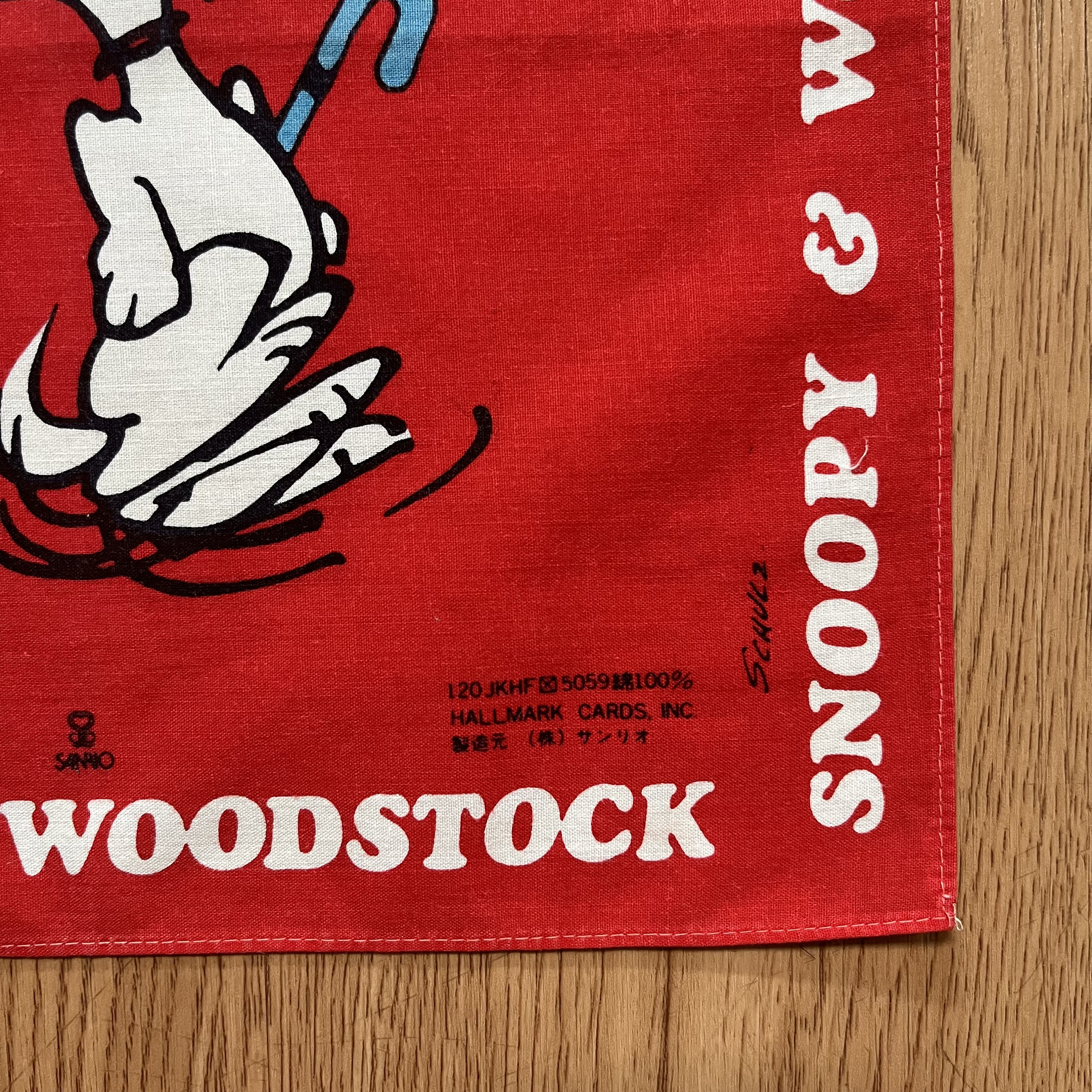 90s80sスヌーピーPEANUTSスカーフvintageヴィンテージ Vintage90s Snoopy and Friends Handkerchief - Etsy