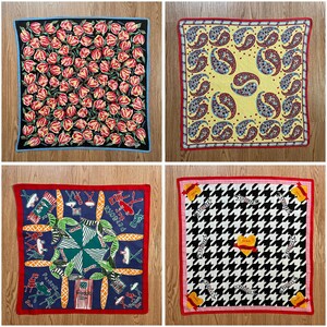 Vintage Person&#39;s Graphic / art Handkerchief